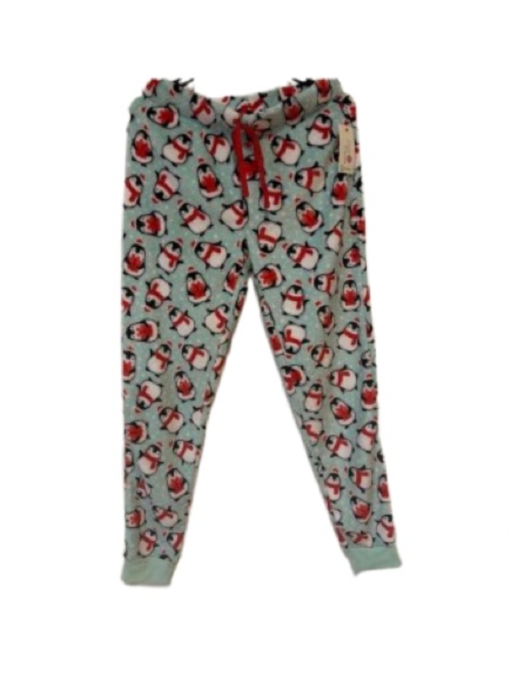 Secret-treasures Women's Fleece Pajamas Pants - Penguins-NWT